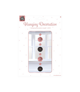 Hangdecoratie 18 Jaar Roze Zwart 20,5cm